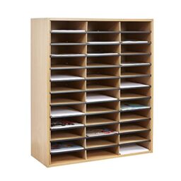 Liberty House Toys 36 Section Literature Organiser, Office Storage, Classroom Organiser, AB488