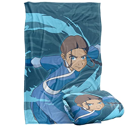 Avatar The Last Airbender Avatar Katara Silky Touch Super Soft Throw Blanket 91 x 147 Cm