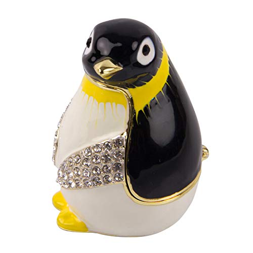 Jewelled Trinket Box - Penguin chick
