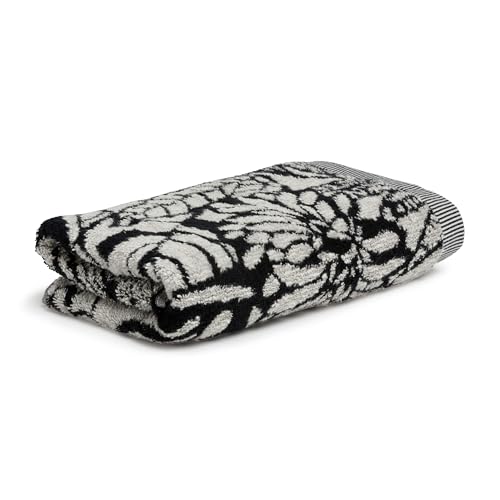 Möve Brooklyn Botanic Hand Towel 50 x 100 cm 85% Cotton / 10% Viscose / 5% Linen Natural/Black