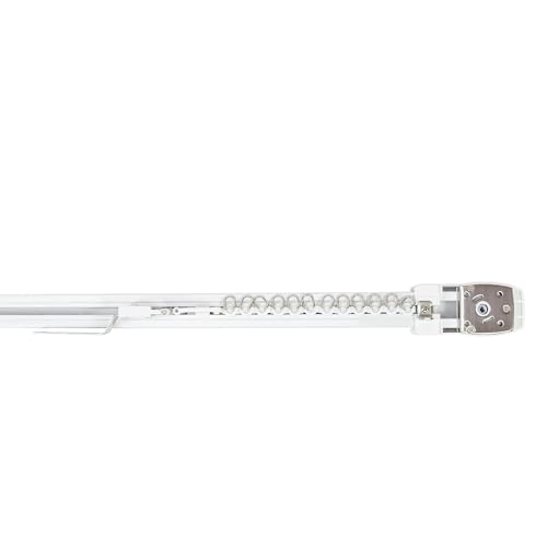 PNI Curtain rail, curtain PT9236S length 6m, compatible SafeHome PT923 smart motor, White