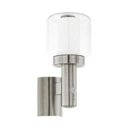 EGLO Outdoor Wall Lamp Poliento, 1-Flame Exterior Light with Motion Sensor