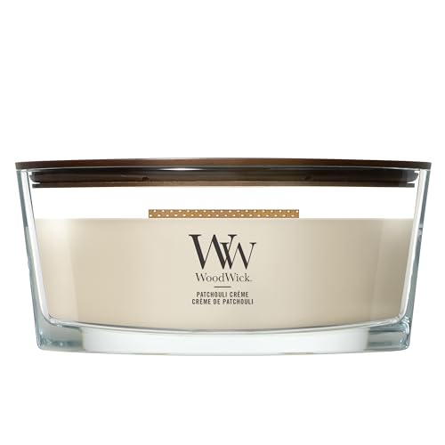 WoodWick - Ellipse Candle - Patchouli Crème - Great Gift for Women