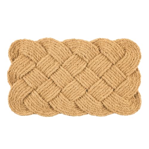 Entryways 40 x 60 cm Coir Knot-ical Handwoven Coconut Fibre Doormat