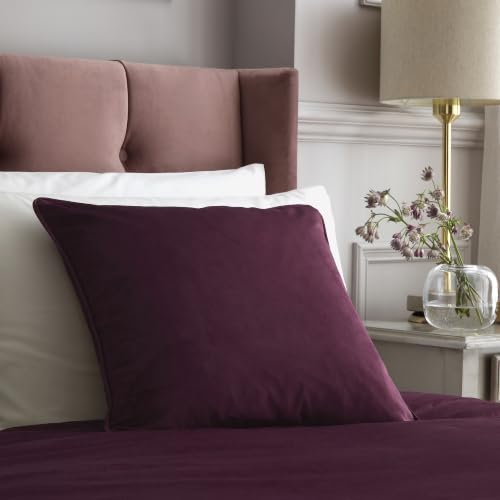 Soiree Melanie Berry Cushion Cover, 43 x 43cm, Polyester, Piping Trim