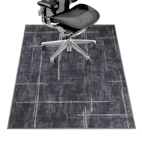 "Office Chair Mat for Hardwood Floor&Tile Floor,36""X 48"" Heavy Duty Desk Chair Mat for Hard Floors, Under Desk Rug for Rolling Computer Chair,Anti Slip,Low Pile Carpet Floor Protector"