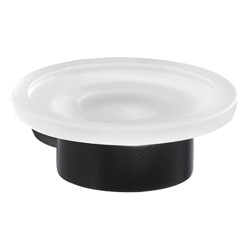 Gedy PIRENEI SOAP Box, Brass Crystal chromall, Dull Black