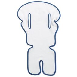 Italbaby Sponge Cover for High Chair, White/Blue