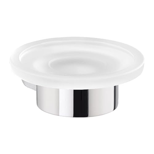 Gedy PIRENEI SOAP Box, Brass Crystal chromall, Chrome