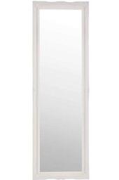 FRAMES BY POST 49Inch X 16Inch 122cm X 41cm Large White Antique Design Ornate Dress Wall Mirror, 124x41, 816117710-7