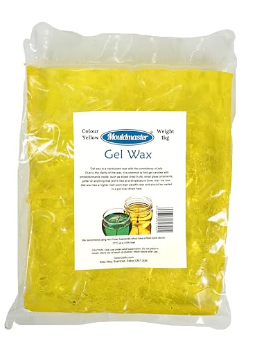 Gel Wax for Candle Making Yellow 1kg