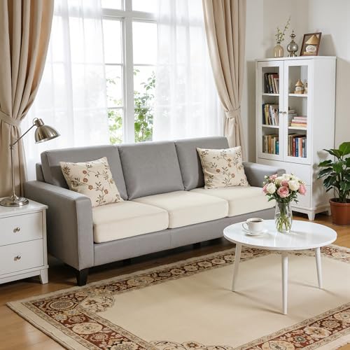 Hokway Velvet Couch Cushion Covers Water Resistant Seat Covers Stretch Sofa Cushion Protector