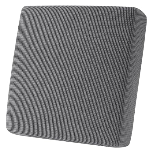 Hokway Couch Cushion Covers Stretch Cushion Covers Sofa Seat Cushion Slipcover Cushion Protector(LightGrey, Small)