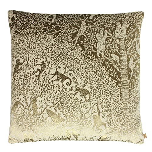 Kai Tilia Polyester Filled Cushion, Polyester, Cotton, Gold