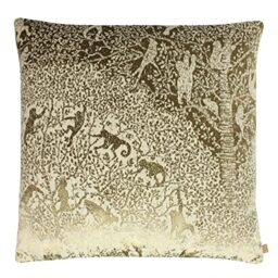 Kai Tilia Polyester Filled Cushion, Polyester, Cotton, Gold