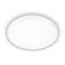 BRILONER - LED Ceiling Lamp, EEC A Light Source, Efficient 8.5W 1800lm, Indirect Light, LED Panel, Modern Ceiling Design, Living Room, Kitchen, Bedroom, 33x6 cm, White