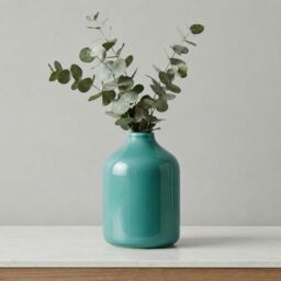 Sunddo Ceramic Bud Vase for Home Decor - 5 Inch Small Modern Flower Vase for Centerpiece, Bottle Decorative Vases for Living Room, Kitchen, Bedroom, Office Desk, Bathroom Decor