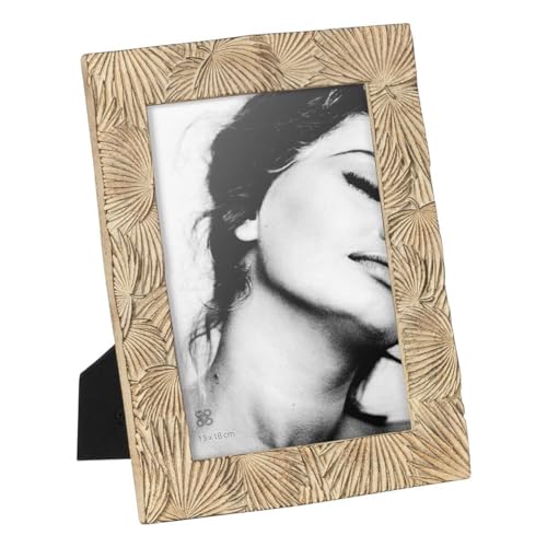 BigBuy Home Beige Polyresin Photo Frame 17.2 x 2 x 23 cm