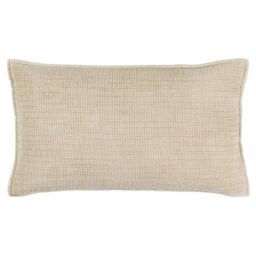 Yard Ribble Acid Wash Polyester Filled Cushion (Honey, 40 x 60 cm)