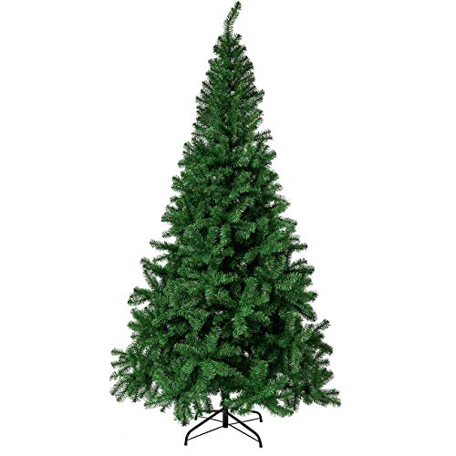 Sunnyglade 7.5 FT Premium Artificial Christmas Tree 1400 Tips Easy to Assemble with Christmas Tree Stand (7.5ft)