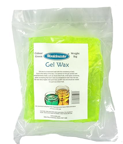 Mouldmaster 1 Kg Candle Making Gel Wax Green
