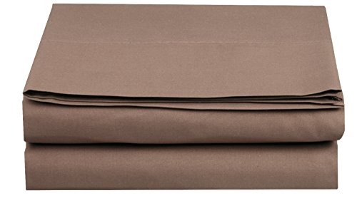 Luxury Fitted Sheet on Amazon Elegant Comfort Wrinkle-Free 1500 Thread Count Egyptian Quality 1-Piece Fitted Sheet, California King Size, Chocolate Brown