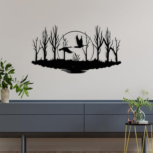 Stylish Black Decorative Metal Wall Accessory, 70 x 38 cm, 100% Metal, 1.2 mm Thickness, Perfect for Modern Home Decor & Unique Wall Art
