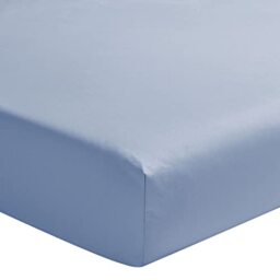 Royal Line Plain Cotton Percale Fitted Sheet 140 x 190 cm Made in France