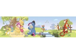 Disney AG Design Wall Border - Self Adhesive - Winnie The Pooh - Wall Decal - 0,14 x 5 m/5,5 x 197 Inches – WBD 8070