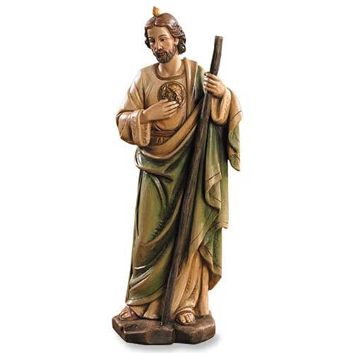 "Avalon Gallery Christian Brands St. Jude Statue - Toscana Resin 8"" H Catholic"