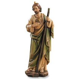 "Avalon Gallery Christian Brands St. Jude Statue - Toscana Resin 8"" H Catholic"