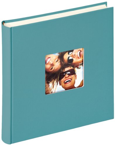 walther Design Photo Album Petrol Green 30 x 30 cm with Cover Punching, Fun FA-208-K
