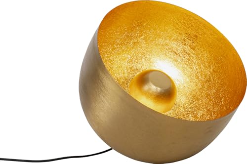 Kare Design Floor Lamp Apollon Smooth, Gold, Diameter 35cm, Metal, Ground Lights, Decoration Light, Home Decor, Decorative Lighting for Living Room, Bulb Not Included