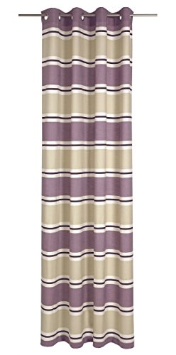 Deko Trends Lavera Berry/Beige 6236786 47 Curtain Fabric 245.0 x 140,0 x 245.0 cm Wool White