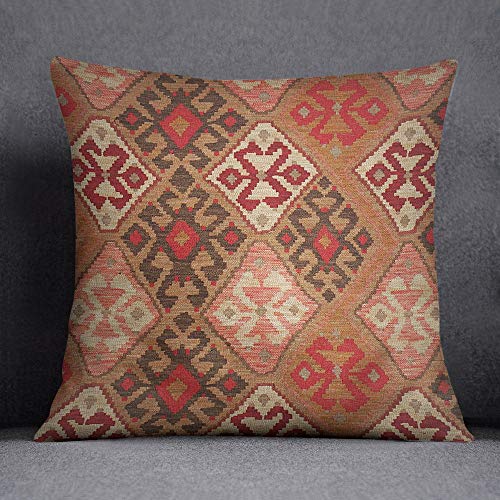 Bonamaison Decorative Cushion Cover, Throw Pillow Case, Size: 45X45 Cm - Designed and Manufactured in Turkey