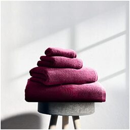 GC GAVENO CAVAILIA 100% Egyptian Cotton Set, Luxury Soft Feel High Absorbent Bathroom Accessories, Blush Pink, 3PK Fish Bath Sheet