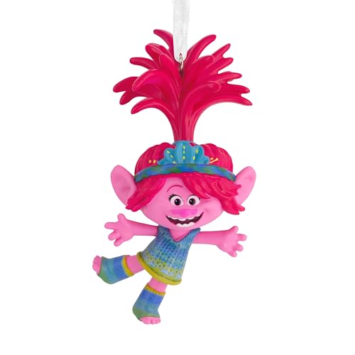 Hallmark Poppy Hanging Christmas Ornament, Trolls, Resin Tree Decoration