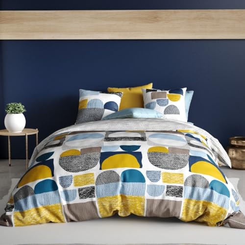 Astra Duvet Cover 260 x 240 cm + 2 Pillowcases Cotton 57 Thread Count