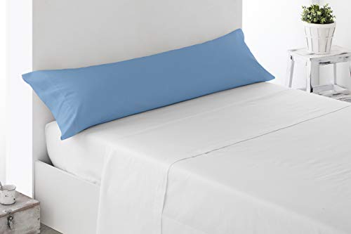 Miracle Home. Pillowcase, anti-peeling, soft and comfortable, 50% cotton, 50% polyester. Bed 105. Sky Blue