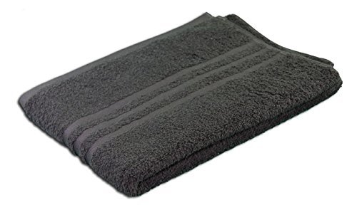 G??zze - Elegant Bath Towel, Sylt, 100% Cotton, Heavy Weight (440 g/m??), 100 x 150 cm - Chocolate