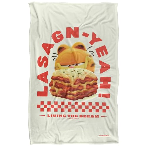 Garfield (2024) Living The Dream Silky Touch Super Soft Throw Blanket 91 x 147 Cm