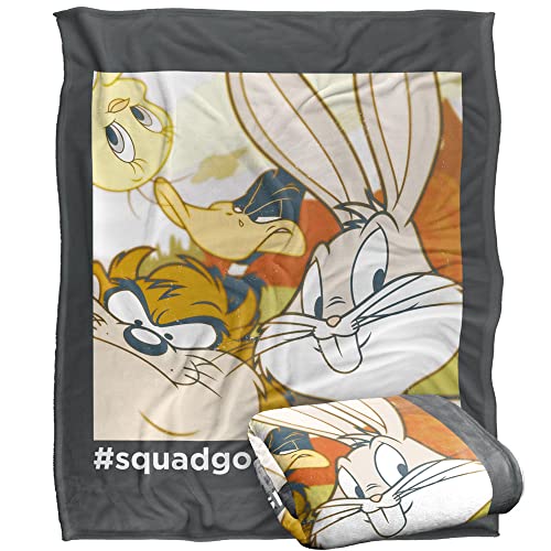 LOONEY TUNES Blanket, 152 x 127 cm, Squad Goals Silky Touch Super Soft Throw