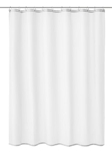 Kleine Wolke Shower Curtain, Polyester, White, 240 x 180 cm