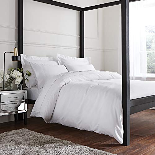 Bianca Luxury 800 Thread Count Cotton Sateen Super King Duvet Set White