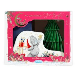 Me to You Tatty Teddy Candle Holder With Tree Candle - Official Collection, White, Multicolor (Artwork)