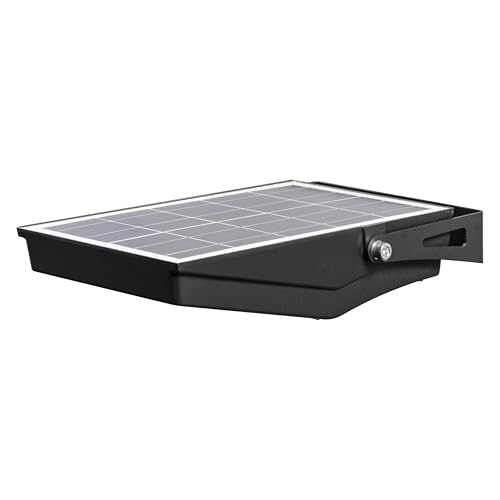 OSRAM Endura Flood Solar LED floodlight, 10W, Solar Powered, Built-in Sensor, Cold White Light, Remote Control, Long Battery Life up to Four Hours at Full Brightness, IP65 Protection