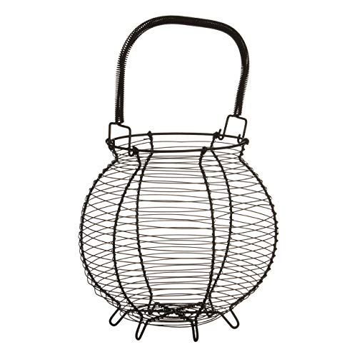 Modern Retro Egg Basket, Matte Black, Powder Coated