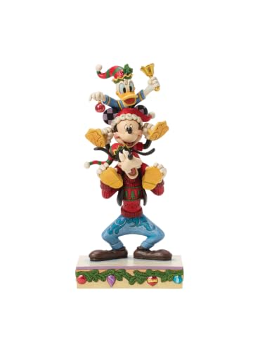 Disney Traditions Mickey Donald & Goofy Stacked Figurine