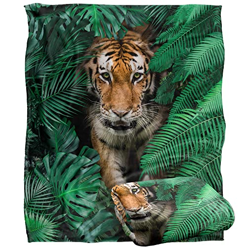 Bcreative - Reinders Reinders Jungle Tiger Silky Touch Super Soft Throw Blanket 152 X 127 Cm