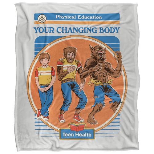 Steven Rhodes Your Changing Body Silky Touch Super Soft Throw Blanket 152 X 127 Cm